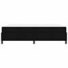 vidaXL Cama Box com colch&atilde;o Preto 140 x 190 cm tecido