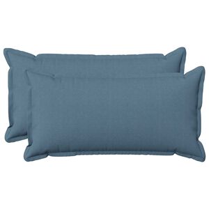 vidaXL Capa almofada 2 pcs HOUTEN Azul Jeans 40 x 80 cm