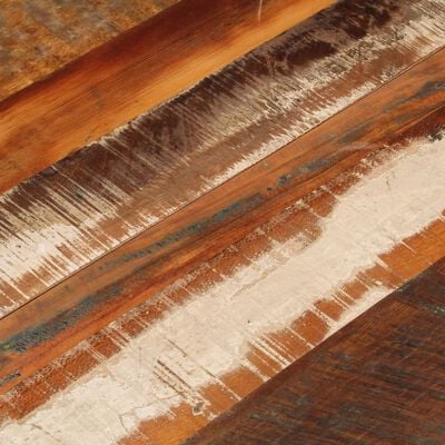 vidaXL Tampo de mesa 100x60x(1,5-1,6) cm madeira recuperada maciça