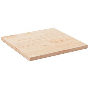 vidaXL Tampo de mesa 80x80x2,5 cm madeira maci&ccedil;a pinho quadrado