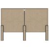 vidaXL Cama boxspring 160x200 cm tecido cinzento-escuro