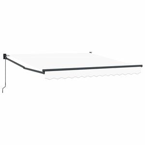 vidaXL Toldo retr&aacute;til Branco 300 x 250 x 165 cm