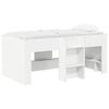 vidaXL Cama Alta para Crian&ccedil;as Branco 80 x 160 cm Derivados de Madeira