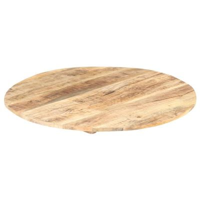 vidaXL Tampo de mesa redondo madeira mangueira maciça 15-16 mm 70 cm