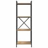 vidaXL Estante Carvalho Artesanal 40 x 30 x 119 cm Madeira processada