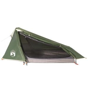 vidaXL Tenda de campismo t&uacute;nel para 1 pessoa imperme&aacute;vel verde