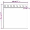 vidaXL Cortinas Blackout com Argolas 2 pcs Azul Claro 140 x 140 cm