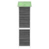vidaXL Abrigo p/ ferramentas jardim 120x53,5x170 cm pinho maci&ccedil;o cinza