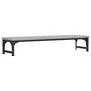vidaXL Suporte monitor 85x23x15,5 cm derivados madeira cinzento sonoma