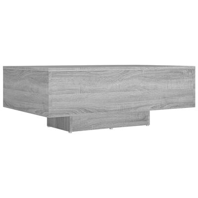 vidaXL Mesa de centro 85x55x31 cm derivados de madeira cinzento sonoma