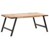 vidaXL Mesa de jantar 180x90x76 cm madeira de mangueira maci&ccedil;a