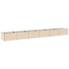 vidaXL Cama de Jardim Elevada Ivory 600 x 80 x 55 cm