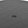 vidaXL Mesa de jardim 89 cm plástico antracite