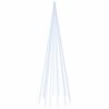 vidaXL &Aacute;rvore de Natal mastro de bandeira 732 LEDs 500 cm branco frio