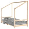 vidaXL Estrutura de cama infantil 90x190 cm madeira de pinho maci&ccedil;a