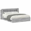 vidaXL Estrutura de Cama com Armazenamento Sonoma cinzento