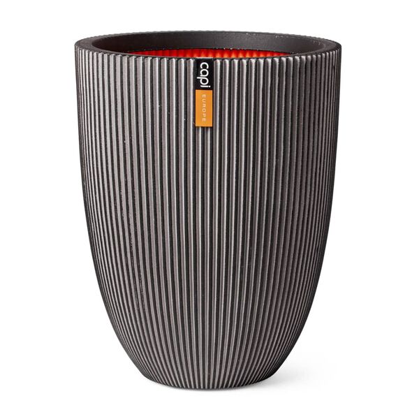 Capi Vaso elegante Groove 46x58 cm antracite