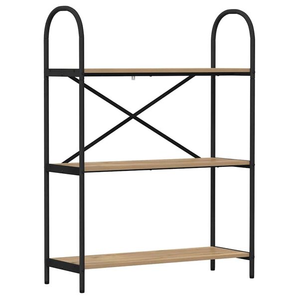 vidaXL Estante Carvalho Artesanal 80 x 30 x 109 cm Madeira processada