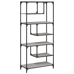 vidaXL Estante 81x36x176 cm derivados de madeira cinzento sonoma