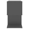 vidaXL Mesas de cabeceira 2 pcs 50x30x51,5 cm contraplacado cinzento