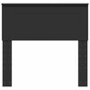 vidaXL Cabeceira Carvalho Preto 90 cm Madeira processada