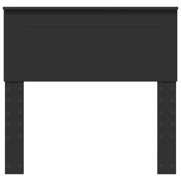vidaXL Cabeceira Carvalho Preto 90 cm Madeira processada