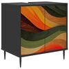 vidaXL Arm&aacute;rio de Banheiro BONN Carvalho Preto 60 x 40 x 61 cm