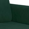 vidaXL 3 pcs conjunto de sof&aacute;s veludo verde-escuro