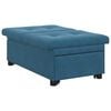 vidaXL Sof&aacute;-Cama Azul 194 x 67 x 82 cm Veludo