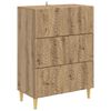 vidaXL Gabinete de Gavetas 66 x 34,5 x 90 cm Derivados de Madeira