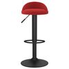 vidaXL Bancos de bar 2 pcs veludo vermelho tinto