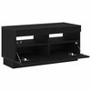 vidaXL Gabinete para TV Carvalho Preto 80 x 35 x 40 cm