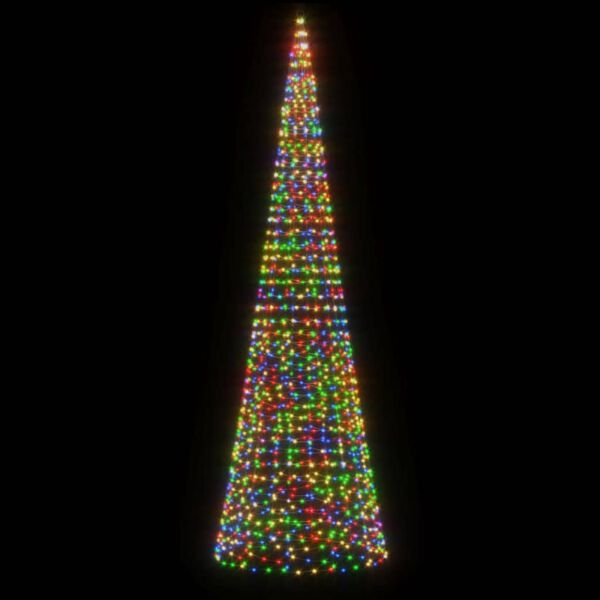 vidaXL &Aacute;rvore de Natal LED 1534 LEDs coloridos 500 cm