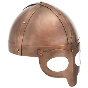 vidaXL Capacete soldado viking r&eacute;plica LARP a&ccedil;o cobre