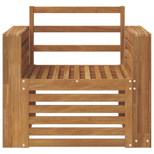 vidaXL Conjunto de Sof&aacute;s para Exterior Natural 79 x 63 x 73 cm