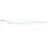 vidaXL Toldo retr&aacute;til Branco 450 &times; 300 cm Tecido e Alum&iacute;nio