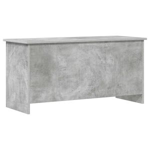 vidaXL Ba&uacute; de Armazenamento Cinzento Cimento 100 x 40 x 50 cm