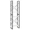vidaXL Estante alta 80x30x210 cm madeira de pinho maci&ccedil;a branco