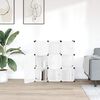 vidaXL Organizador de cubos de armazenamento com 9 cubos e portas em PP transparente