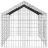 vidaXL Gaiola para Coelhos Prateado 400 x 78 x 78 cm A&ccedil;o Galvanizado