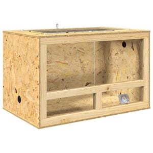 vidaXL Terr&aacute;rio Castanho 80 x 50 x 50 cm OSB