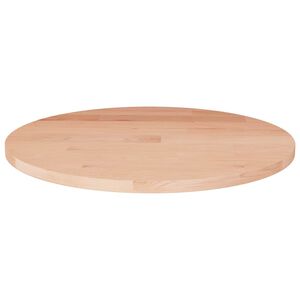 vidaXL Tampo de mesa redondo &Oslash;30x1,5 cm carvalho maci&ccedil;o n&atilde;o tratado