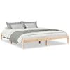 vidaXL Cama extra longa sem colch&atilde;o 180x220 cm madeira de pinho maci&ccedil;a