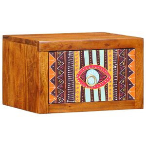 vidaXL Arm&aacute;rio de Cabeceira com gaveta Castanho 35 x 30 x 22 cm