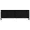 vidaXL Gabinete para TV Carvalho Preto 140 x 36 x 49.5 cm