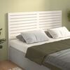 vidaXL Cabeceira de cama 186x4x100 cm pinho maci&ccedil;o branco
