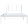 vidaXL Estrutura de cama sem colch&atilde;o com cabeceira 75x190 cm branco