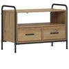vidaXL Gabinete para TV 67,5 x 33 x 50 cm Carvalho Arttisan
