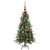 vidaXL &Aacute;rvore de Natal Articulada Artificial Verde 120 cm PE e PVC