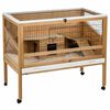 Kerbl Gaiola para animais pequenos Indoor Deluxe 115x60x92,5cm madeira
